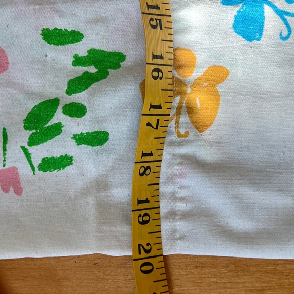 Vintage Pillowcase Garden Butterfly Flower Garden 1970’s Burlington - Picture 11 of 11